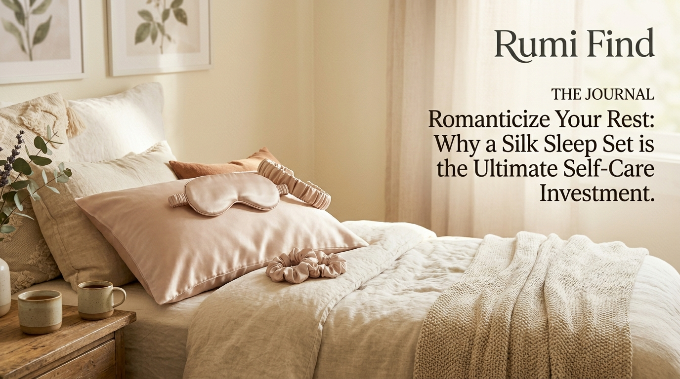 Romanticize Your Rest: Why a Silk Sleep Set is the Ultimate Self-Care Investment